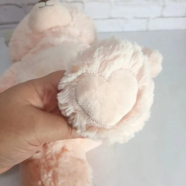 عروسک خارجی خرس صورتی ساخت برند آنکو.ضد حساسیت