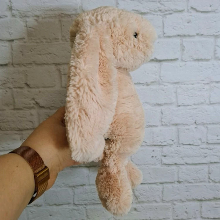 عروسک خرگوش صورتی جلی کت