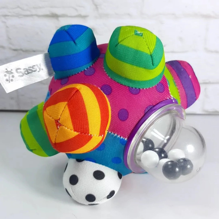 عروسک پولیشی توپ پارچه ای آئینه دار.