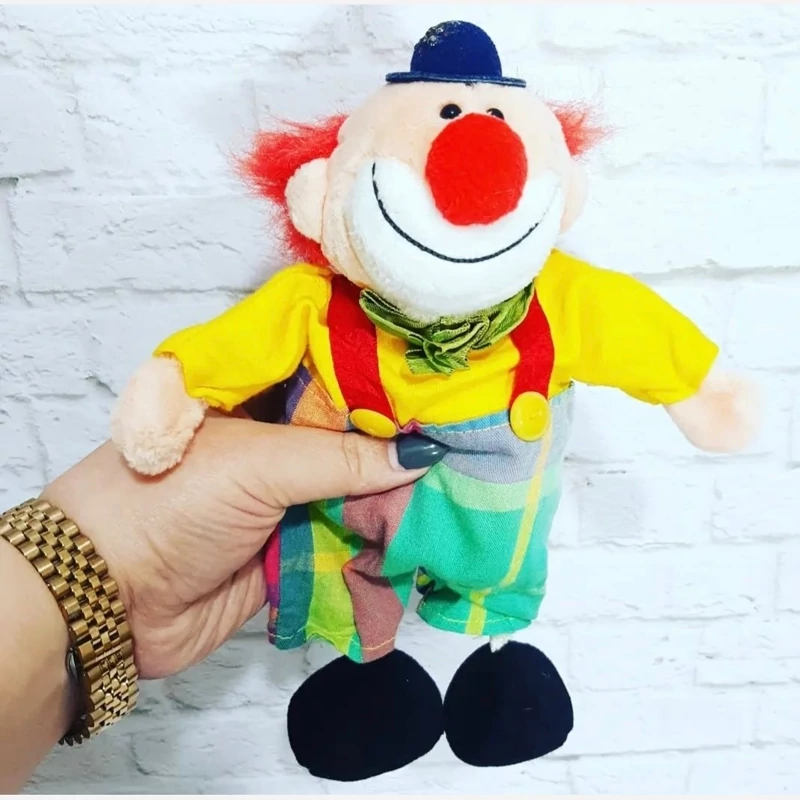 عروسک دلقک خارجی کلاه مخملی