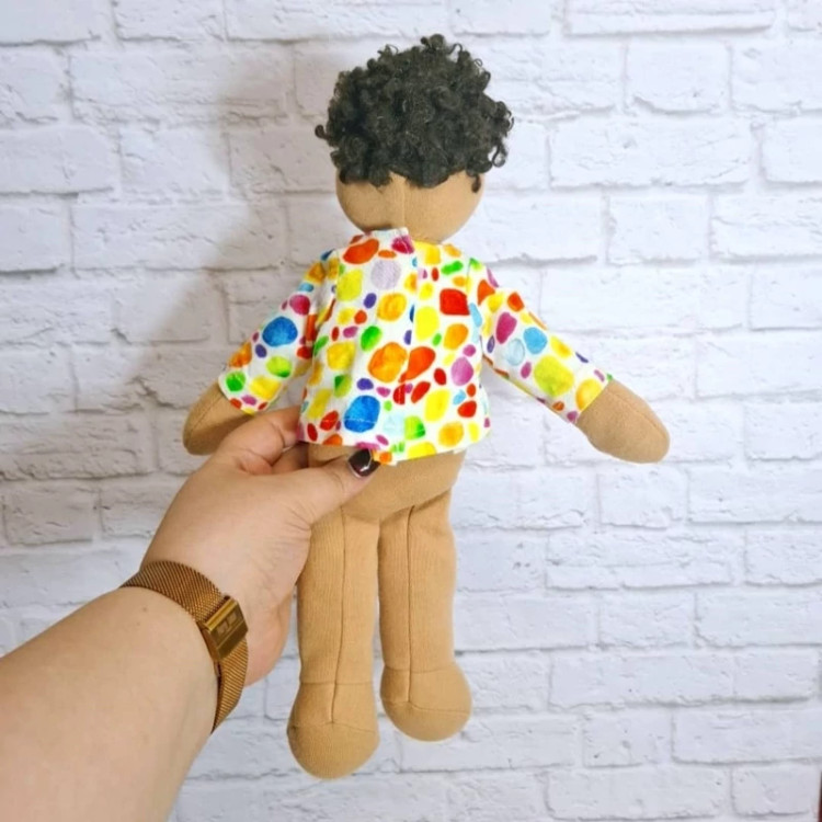 عروسک خارجی پسرک پارچه ای