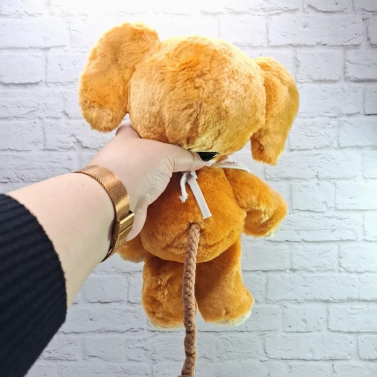 عروسک فیل نارنجی خارجی